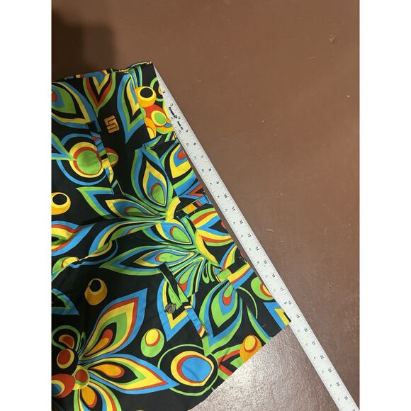 Loudmouth Men's Size 38W10 "Inseam Psychedelic Floral Multicolored Golf Shorts - Picture 3 of 5